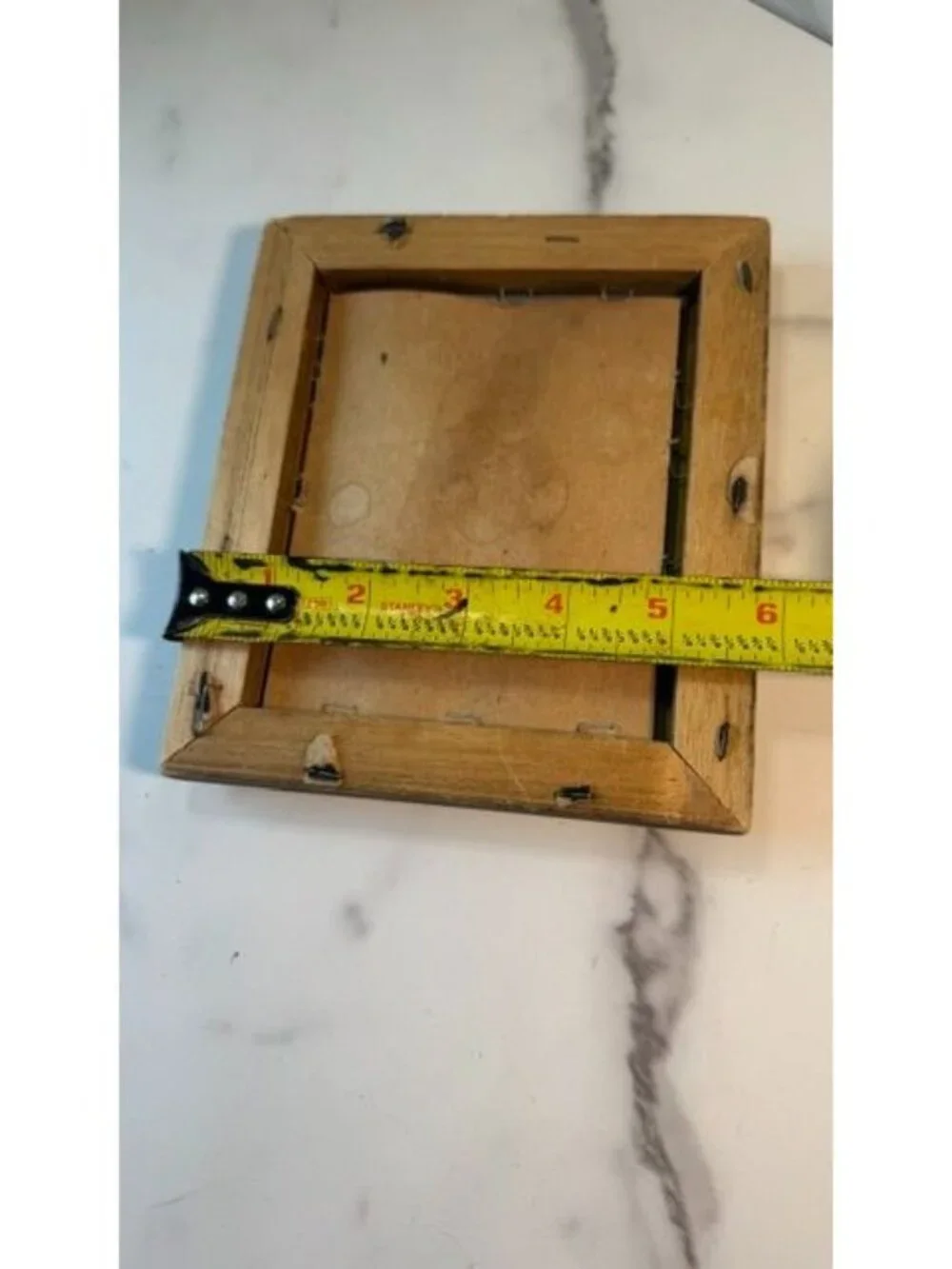 Wood-framed Antique Mirror